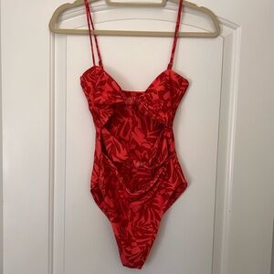 SKATIE Lisa One Piece Swimsuit Paloma Print Knotted Cut Out